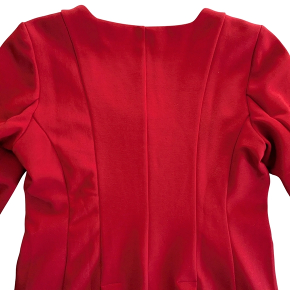 Anthropologie Maeve Scoop Neck Cut Away Blazer Size Medium - Picture 10 of 12